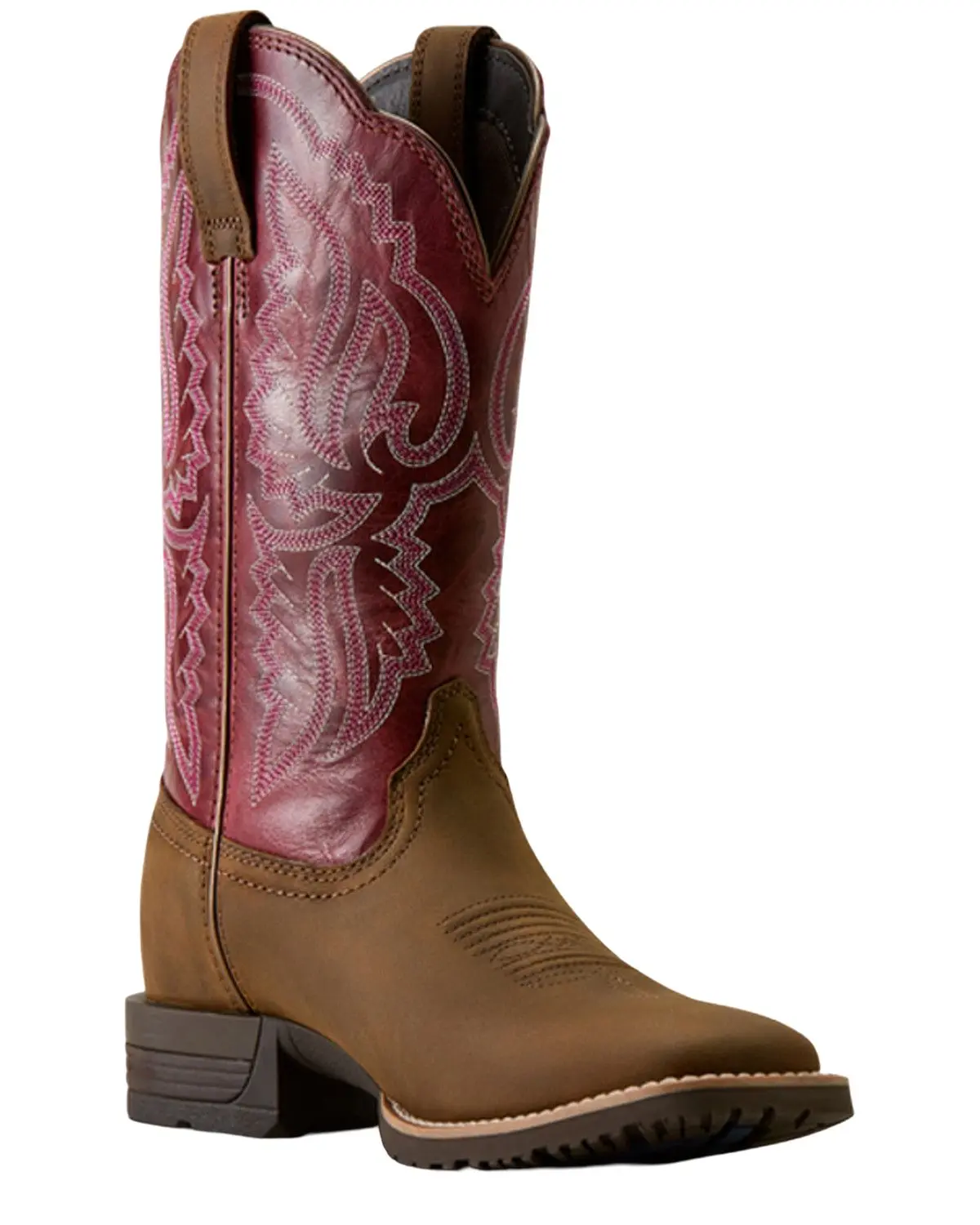 Ariat Women's Women'S Hybrid Ranchwork Performance Western Boot Broad - 10080426