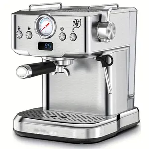 Stainless Steel High-Pressure Espresso Machine
