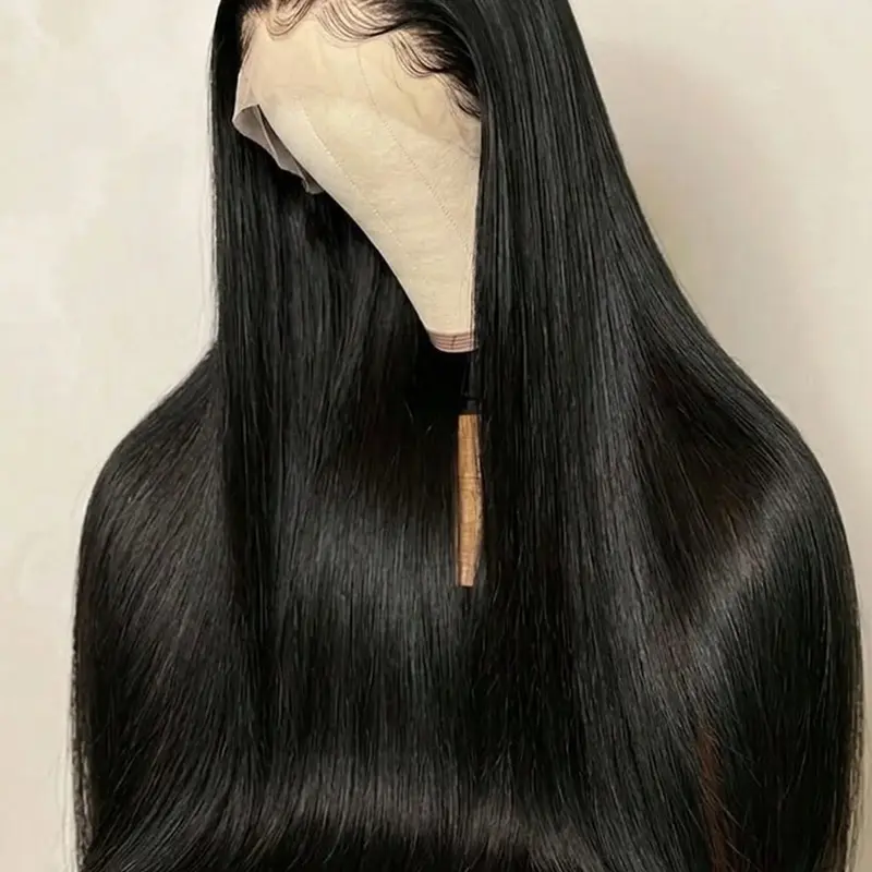 36 38 Inch 13X4 Bone Straight Human Hair Wigs Transparent Lace Wig Human Hair 180% Density Bone Straight 13X6 HD Lace Frontal Human Hair Wigs for Women Natural Hairline