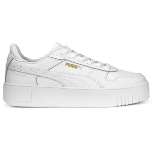 PUMA Womens Carina Street Platform Sneakers Shoes Casual - White