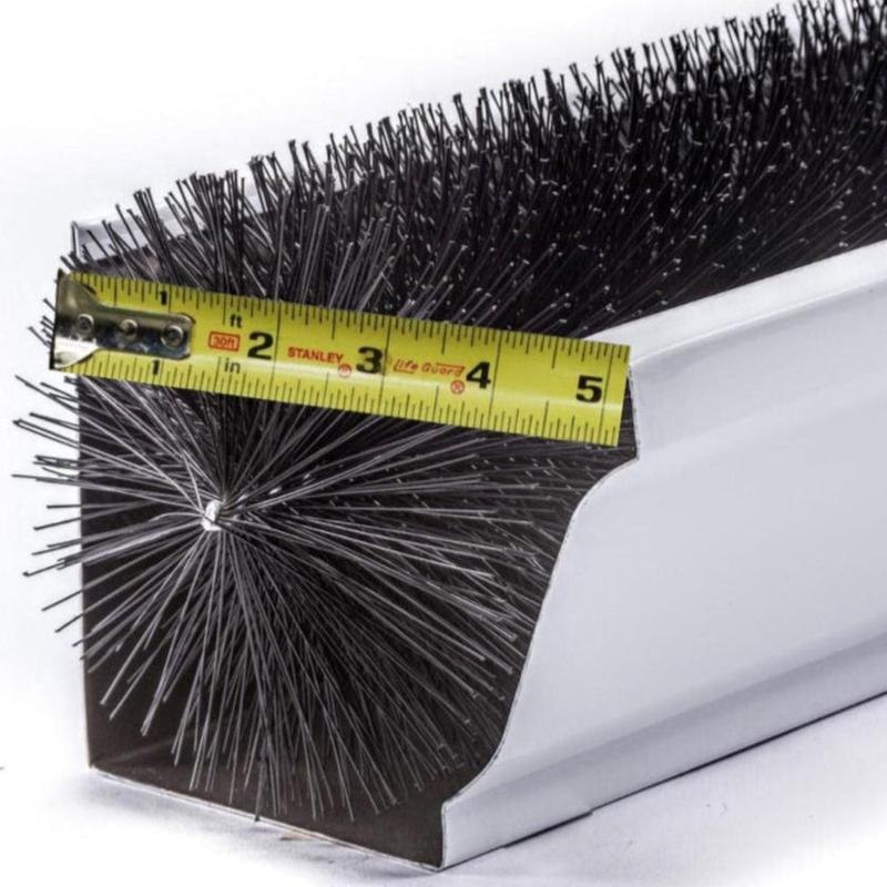 5 Inch Gutter Guards  Standard Size Brush Leaf Guard 425 Dia