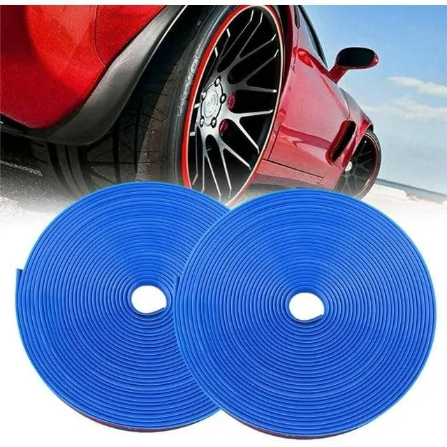 3M Durable and Reliable Car Wheel Rim Edge Protector Strip (26ft) - Easy to Use Automotive Accessory for Cars, Motorcycles, Prevents Rim Damage, Curb Rash, Wheel Scratches