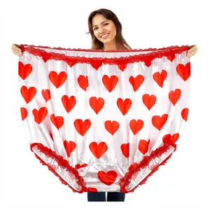 Giant Grand Mama Heart Undies - Funny Joke Gag Gift Underwear For Women or Men - Big Momma Undies Are A Fun Way To Share The Laughs, Great Oversized Funny Adult Gift Novelty Underwear For All To Enjoy