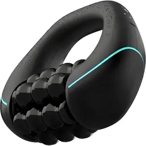 Electric Muscle Massage Roller Ring, 3D Deep Tissue Massager for Arms & Legs, Rechargeable Portable Recovery Tool