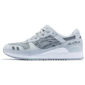 Asics Gel-Lyte 3 Low-Top Running Shoes Unisex Light Gray Trending Shoes, House White Official Shoes to Get / Maison Mihara