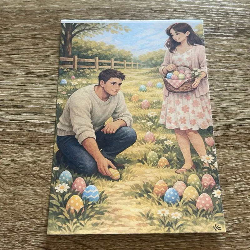 Couple Easter Egg Hunt