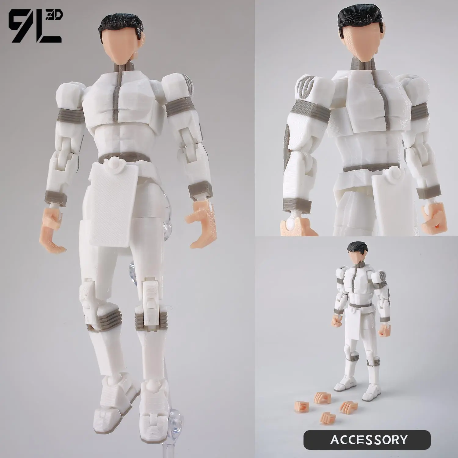 9L3D Printed Invincible Tech Jacker T13 Lucky13 Action Figure 9L3D Printed Invincible Tech Jacker T13 Lucky13 Action Figure