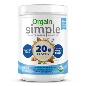 Simple Organic Plant-Based Protein Powder - Creamy Vanilla