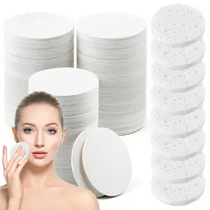 50pcs Cosmetic Sponges for Facial Cleansing and Skin Massage, Circular Face Sponges Made From Compressed Cellulose, Facial Cleansing Pads Ideal for Skincare Routine, Cleansing Bundle
