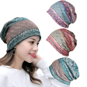3 Packs Women's Baggy Slouchy Beanie Chemo Hat Cap Scarf Cancer Headwear Hats Turban Beanie Sleeping Cap Boho Hats
