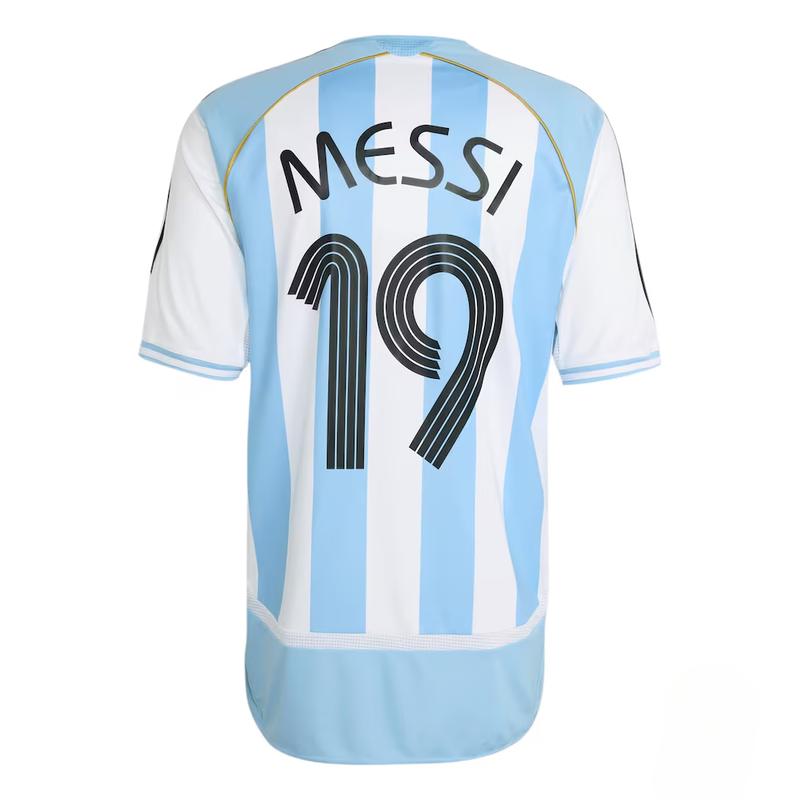 Unisex Football Messi Argentina National Team 2006 Bringback Home Jersey - White