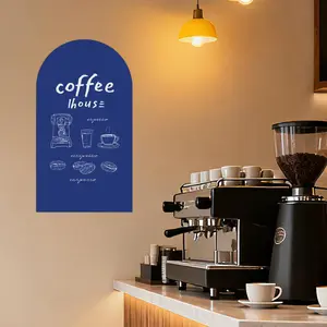 Blue-purple magnetic arched decal contact paper - perfect Christmas and New Year holiday wall self-adhesive magnetic wall panel stickers, suitable for peel-and-stick magnet contact paper rolls in homes, schools, restaurants, cafes, and offices