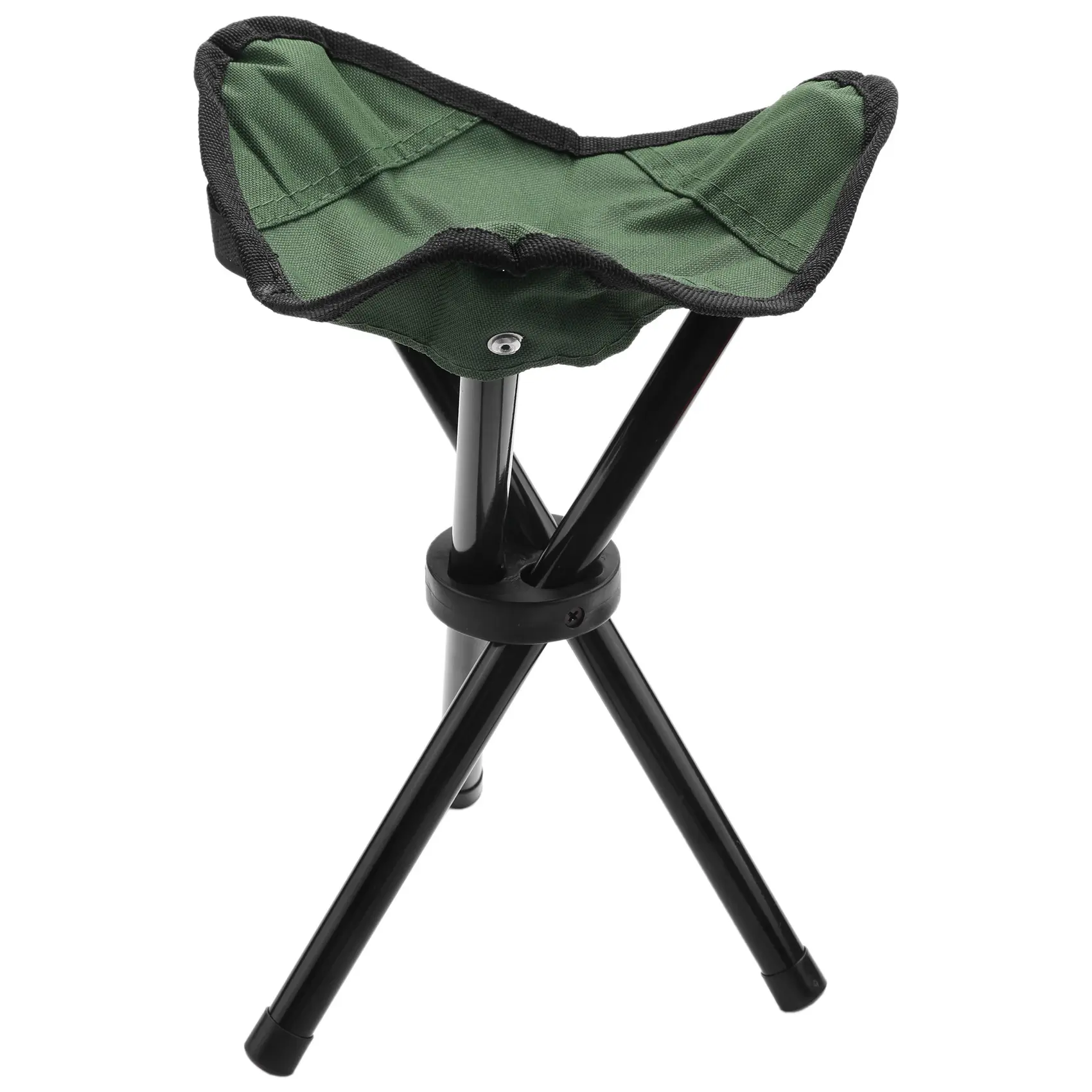 Portable Tripod Stool, Lightweight Outdoor Seating with Steel Frame and Oxford Cloth, Compact Fold Collapsible Chair for Camping & Fishing, Hiking, 36Cm * 7Cm Folding Size
