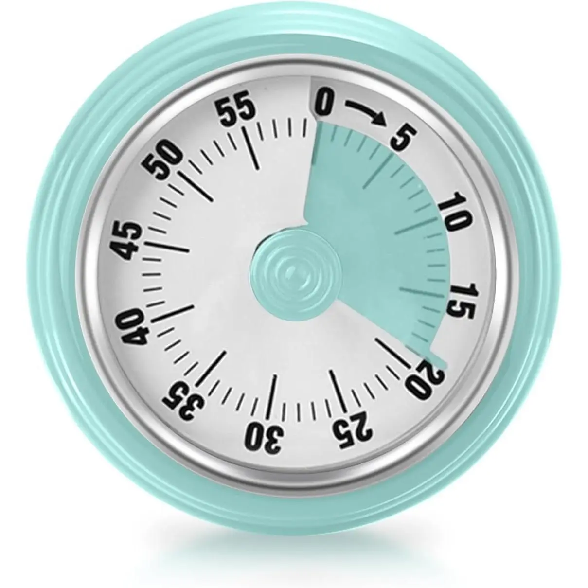 Visual Timer, Teeloray 60-Minute Countdown Timer, Kitchen Timer with Magnetic Base, Mechanical Clockwork, Ringer Alert, Time Management Tool for Child