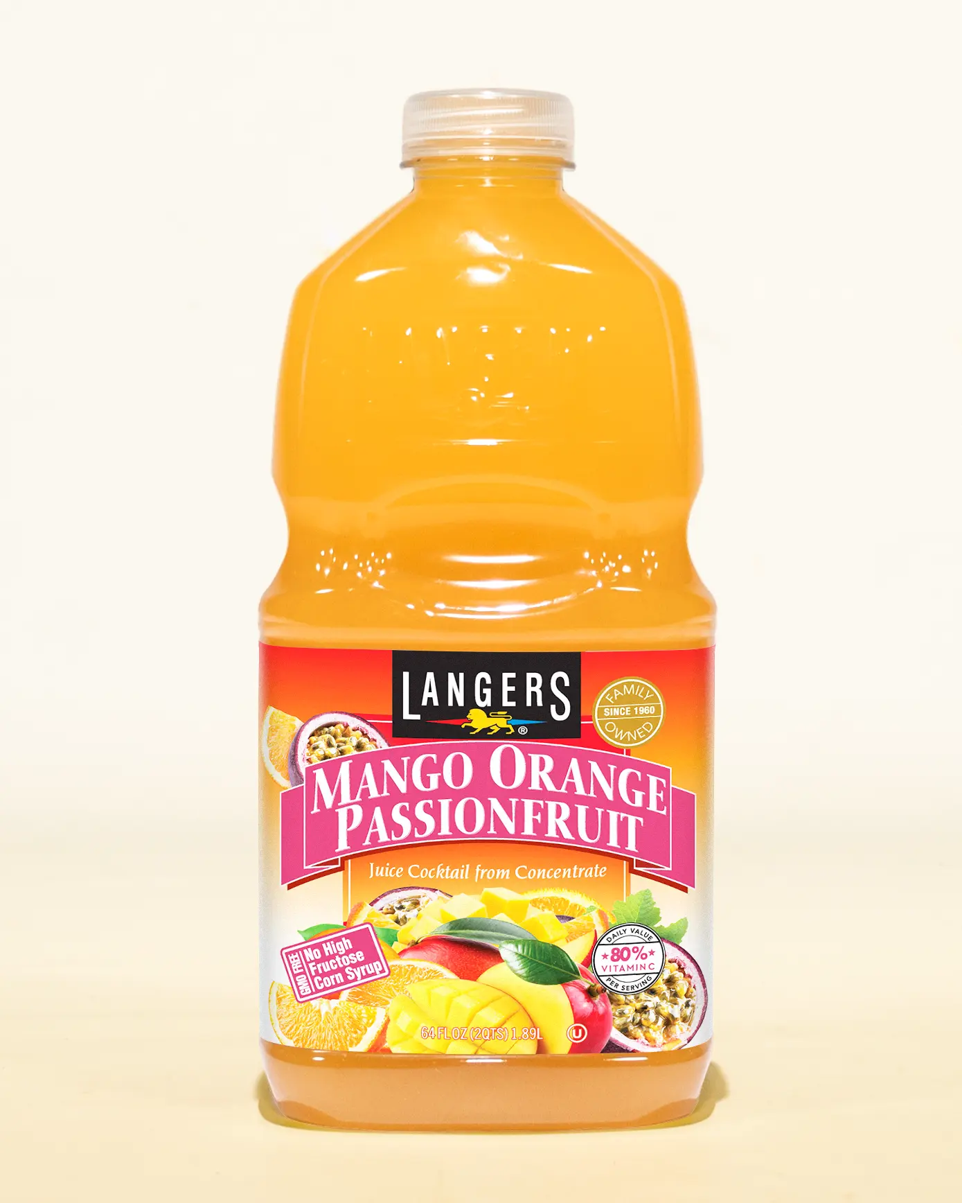Mango Orange Passionfruit Juice Cocktail