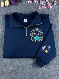 Planet Project Hail Mary Embroidered Quarter Zip, Amaze Amaze Amaze Sweatshirt, Sci-fi Fantasy Bookish Crewneck Shirt, Gift For Her Him