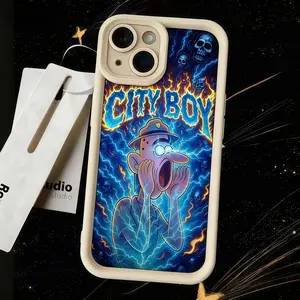 CITY BOY Pattern Soft Silicone TPU Material Shockproof Phone Case for iPhone 17 16 15 14 13 12 11