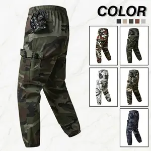 Single unit pack. Men’s Fashion Tactical Pants – Cuffed Drawstring Camouflage Cargo Pants, Comfortable Fit, Multiple Pockets, Hiking/Outdoor Street Style.Summervibes