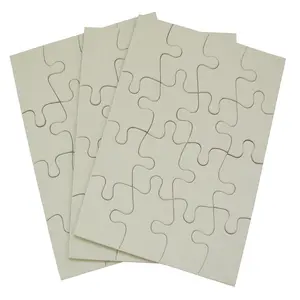 212 MAIN Heavy-Duty Blank Surface Marker-Safe Puzzle-It Blank Puzzles, 4x5.5 in, 16-Piece, 24 Per Pack for Creative Play (Farm Animal & Poultry Pet Toy)