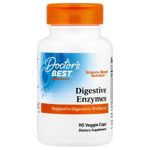 Doctor's Best Digestive Enzymes, 90 Veggie Caps