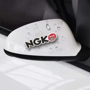 2PCS/SET Off-Road Auto Parts Style Exclusive "NGK Spark Plug" Logo Sticker For off-road backpacks/auto parts notebooks/decor boards Bold NGK + circular logo elements, full of hardcore off-road mechanical vibe Decor sticker + auto parts peripherals