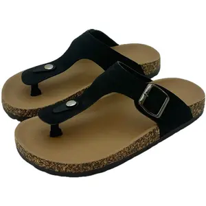 2026 Flip-flops Slippers Mezzanine Large Size Slippers Ladies Cork Slippers Beach Slippers