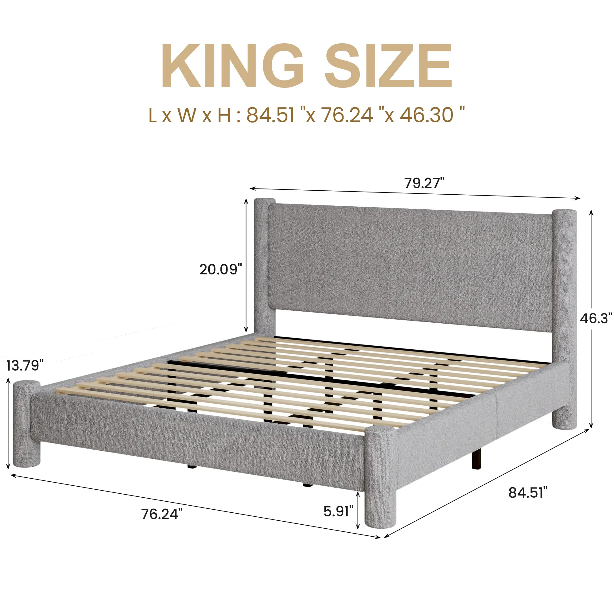 King Size Gray