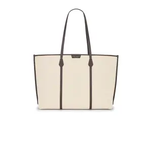 Tory Burch Perry Canvas Tote in Natural