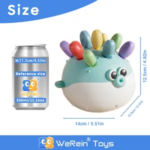 Cute Dolphin Shape Color Matching Number Insertion Toy, Engaging Infant Brain Development and Motor Skills, Fun Educational Play