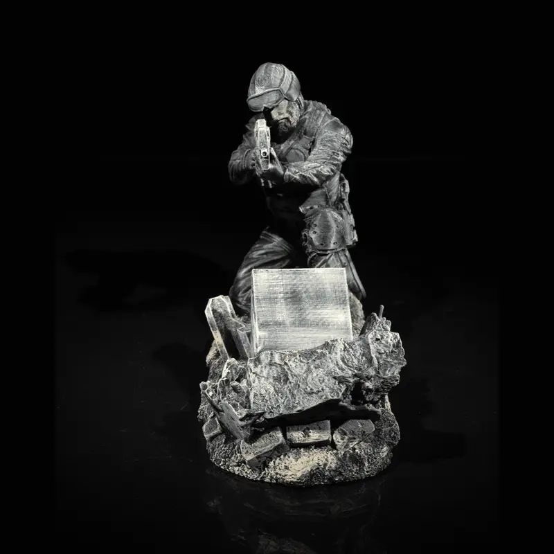 Battle Barricade Controller Holder - Soldier Desk Stand for 1 or 2 Gaming Controllers
