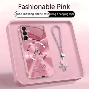 Suitable for [Galaxy A15] high-end MagSafe phone case，Features a magnetic attachment function，features magnetic attachment; includes a free lanyard.YM99
