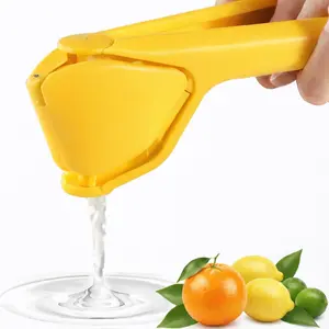Manual Fruit Juicer, Heavy-Duty Stainless Steel Sturdy Kitchen Tool, Labor-Saving Portable Detachable Hand Squeezer for Efficient Drink Preparation with Lemons, Limes