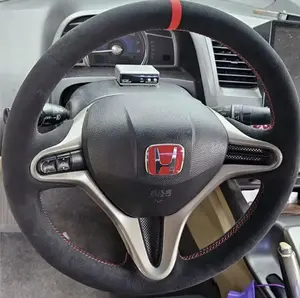 Suede Steering Wheel Cover Braid | Fits 2006-2011 3-Spoke Models | Custom Wrap Car Accessories