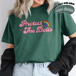 Protect The Dolls T-Shirt, Feminist T-Shirt, Gender Equality Shirt, Human Rights Activist Top Unisex Crewneck Fit Casual Womenswear