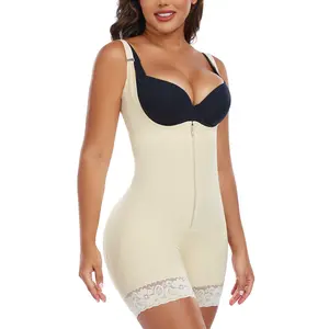 Nadaingaa Fajas Colombianas Shapewear for Women Postpartum Tummy Control Body Shaper Butt Lifter Bodysuit 7229 High Waist Shaping Corset Waist Shaping