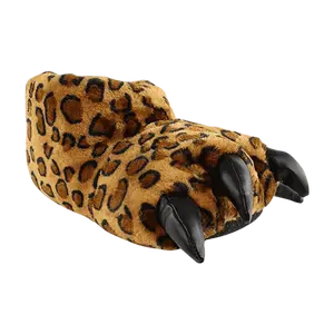 Leopard Claw Foot Slippers