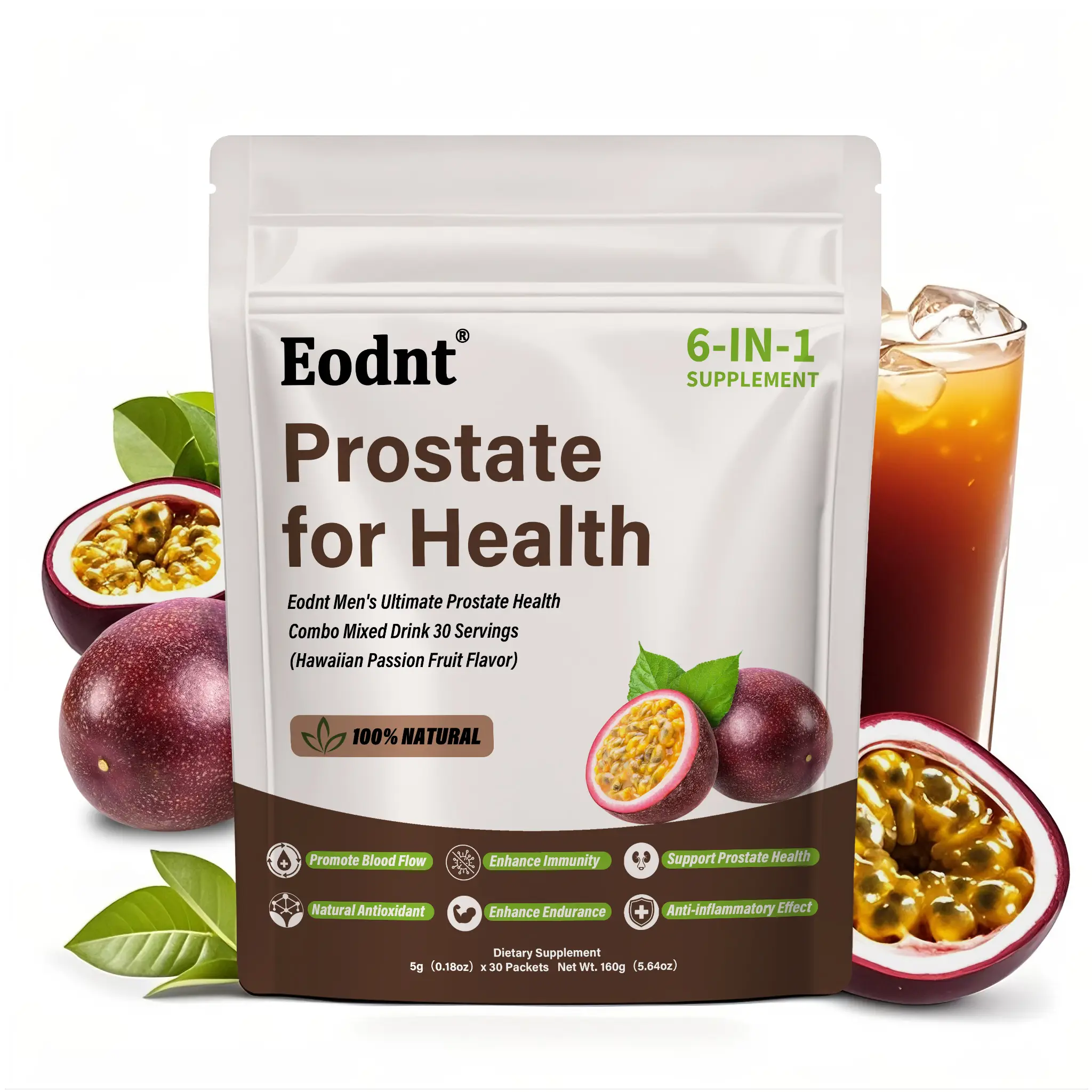 Eodnt Ultimate Saw Palmetto Men's Prostate Health Dietary Supplement Beverage, I...