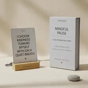 Mindful Pause - Anxiety & Stress Affirmation Cards