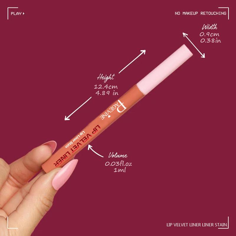 Everyday Lip Shaping Pen - Smudge-proof and natural-looking, easy to apply, with a precise tip to define lip contours. Suitable for all skin tones, it's ideal for holiday gatherings and party makeup.