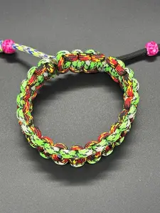 Cobra Adjustable Multi-Colored Paracord Bracelet