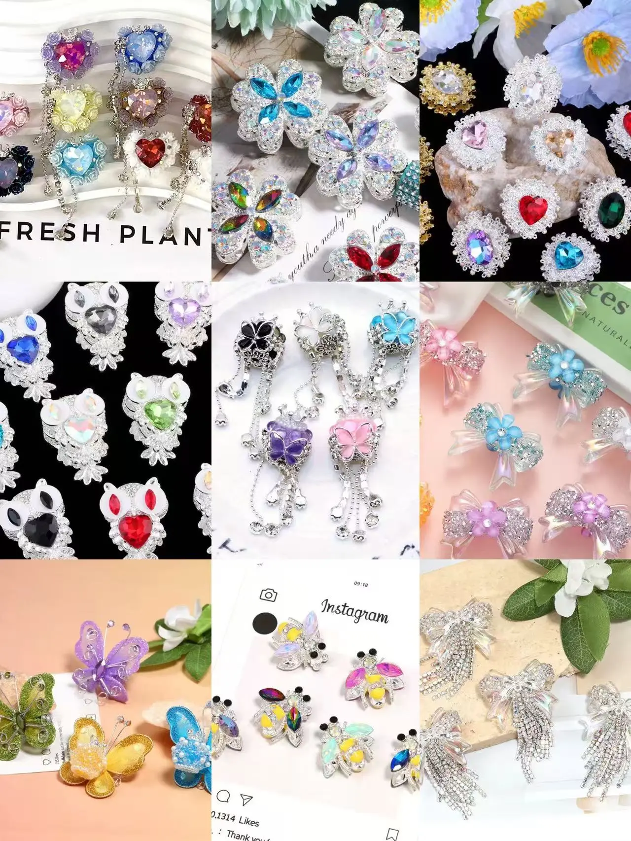 Connie-A5-Mix Styles Metal Fancy Beads 1pc per bag