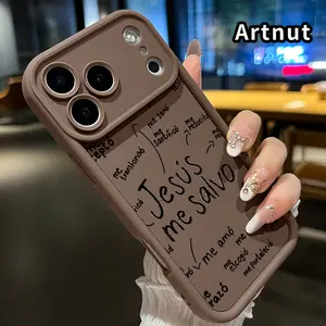 Case for  iPhone 17 Pro Max 16 Plus 15 14 13 12 11 XR Air E Jesus Salvation Proclamation All Coverage Enhanced Camera Lens Protection Rugged Softcase Gift for Girl