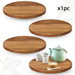 Wooden Rotating Round Tray, Kitchen Organizer, 360° Lazy Susan, Multi-Use Storage Tray, Bathroom Accessories, Gift Idea