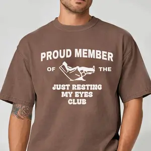 Comfort Colors Funny Dad Shirt, Just Resting My Eyes Tee, Humorous Father’s Day Shirt, Fun Men’s T-Shirt Gift for Dad, Classic Dad T Shirt Perfect for Fathers Day Celebration