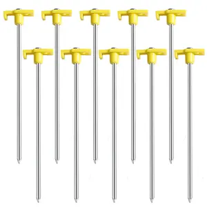 Aluminium Ground Nails Tent Pegs For Camping Tent And Canopies