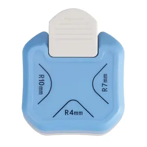 3 in 1 Corner Rounder Punch, 4mm, 7mm, 10mm 3 Way Corner Cutter for Paper Crafts, Laminate, DIY Projects, Photo Corner, Card Making and Scrapbooking