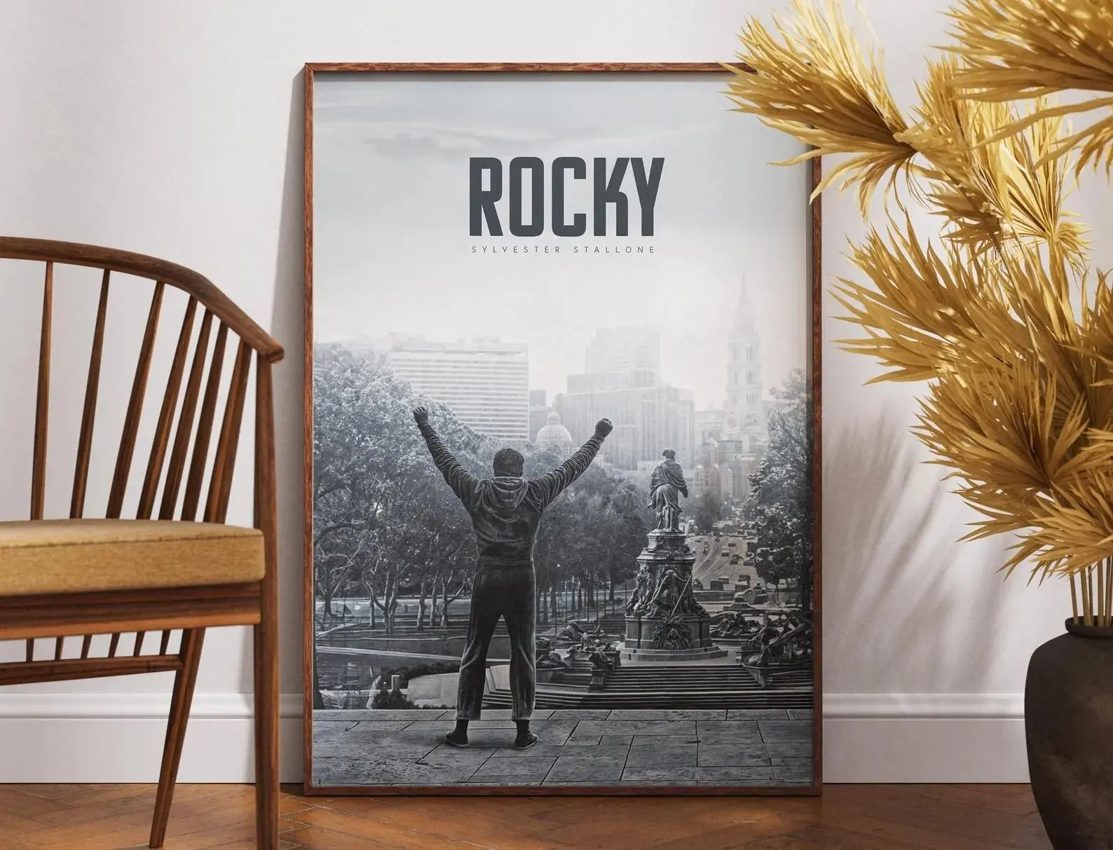 Rocky Poster, Movie Wall Art, Film Poster Digital Download, Rocky Balboa Inspired Print, Home Decor Gift