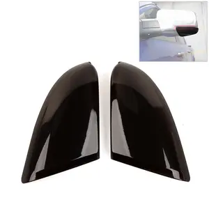 CheroCar Rearview Mirror Turn Signal Light Lens Cover for 2011-2017 Dodge Ram 1500 ABS Blackened UV Resistant 1 Year Warranty