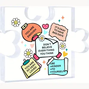 Stocking Stuffers For Teens Friends Christmas Gifts For Boys Girls Inspirational Gifts For Women Motivational Cheer Up Spiritual Gifts Positive Gifts For Friend Mom Coworker Sister Colorful Acrylic Sign
