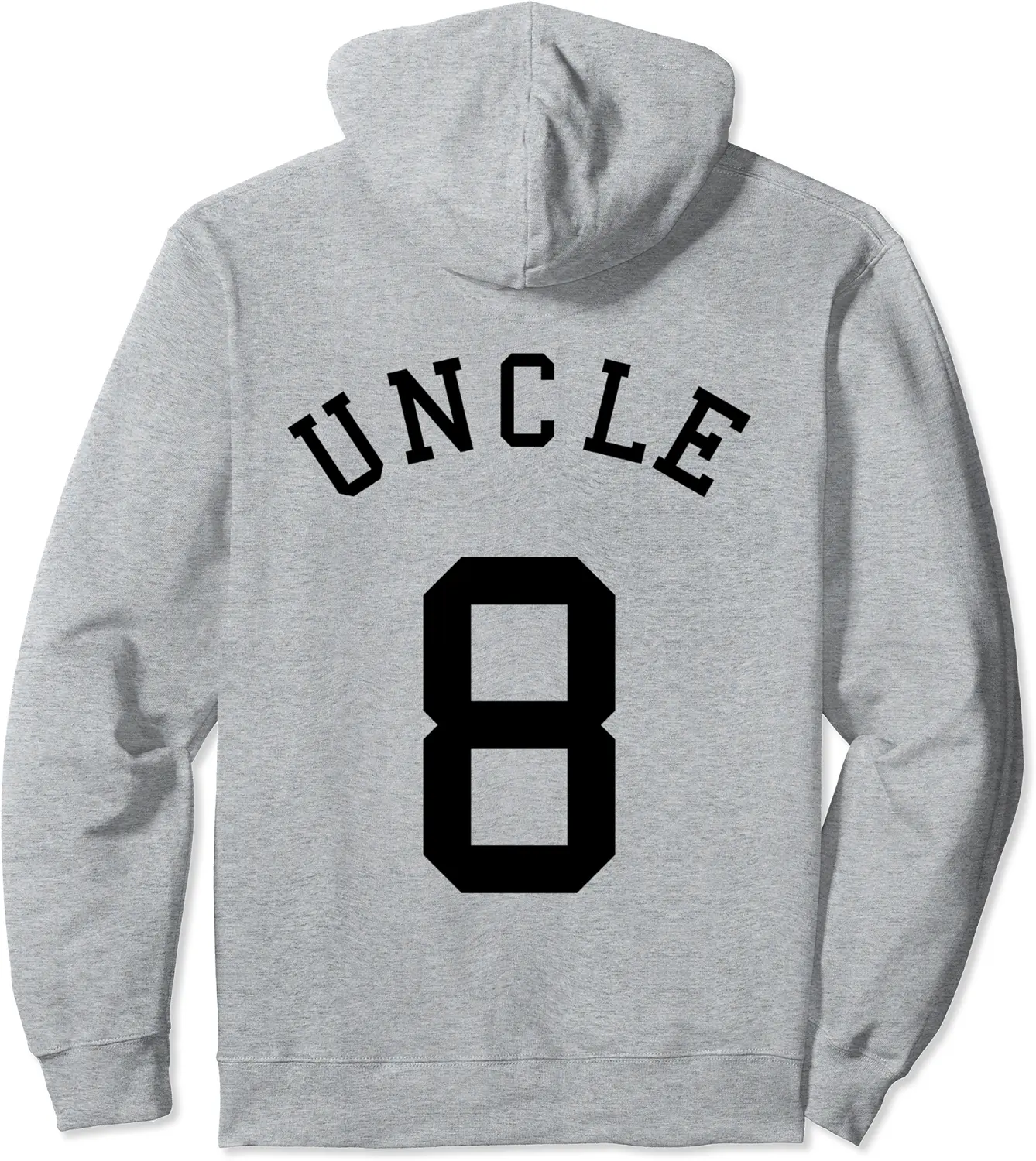 Uncle Team Jersey Number 8 Baseball Cricket Handball Rugby Pullover Hoodie - Jessicabal Shop 63B096GXGNR4